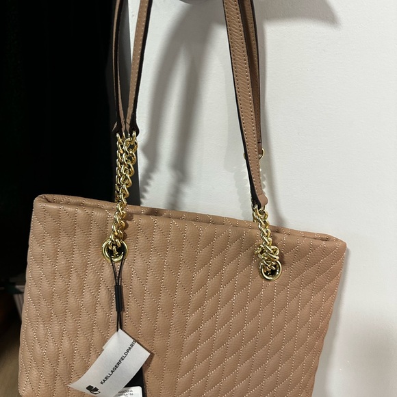 NWT Karl laagerfeld bag beige - Picture 6 of 6
